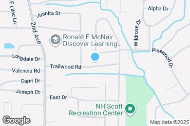 Map image of the property - 2116 Trailwood Rd
