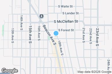 Map image of the property - 1724 S Stevens St