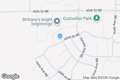 Map image of the property - 9710 42nd St NE