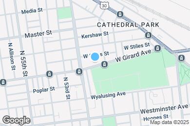 Map image of the property - 5131 W Girard Ave