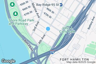 Map image of the property - 9921 4th Ave