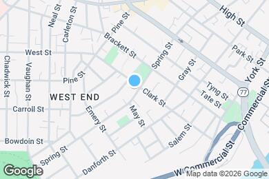 Map image of the property - 241 Spring St