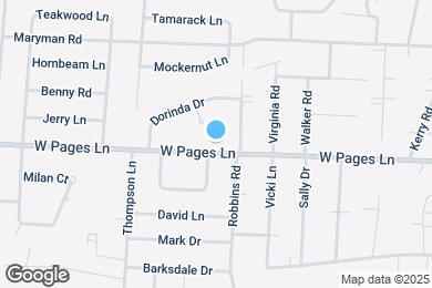 Map image of the property - 5505 W Pages Ln