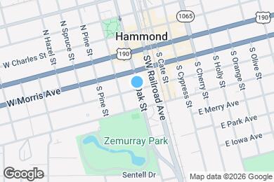 Map image of the property - 306 S Oak St