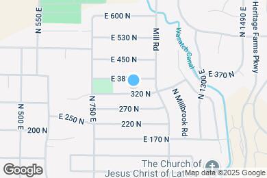 Map image of the property - 975 E 320 N