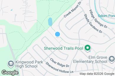 Map image of the property - 2311 Friarwood Trail