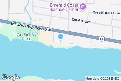 Map image of the property - 308 Miracle Strip Pkwy SW
