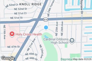 Map image of the property - 4848 NE 23rd Ave