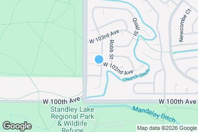 Map image of the property - 10131 Routt St