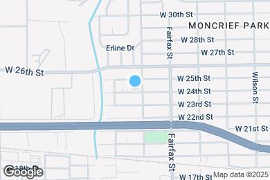 Map image of the property - 1917 W 24th St