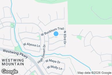 Map image of the property - 8351 W Rosewood Ln