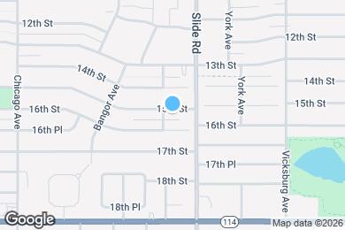 Map image of the property - 5209 15th St