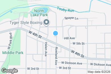 Map image of the property - 187 Rowland Ave