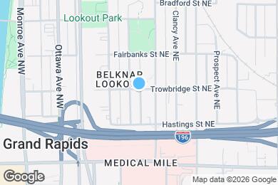 Map image of the property - 110 Trowbridge St NE