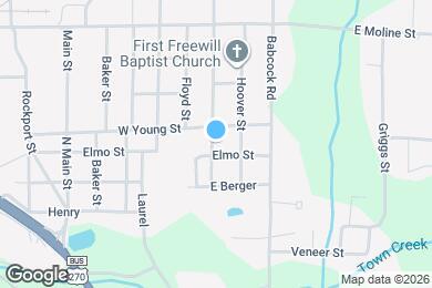 Map image of the property - 513 Lowden St