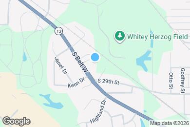 Map image of the property - 2911 S Belt W