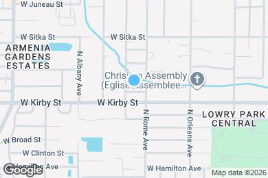 Map image of the property - 1707 W Hanlon St