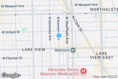Map image of the property - 3234 N Kenmore Ave