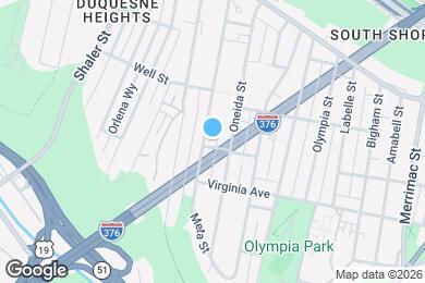 Map image of the property - 1320 W Sycamore St