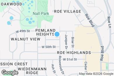 Map image of the property - 5204 W 49th Terrace