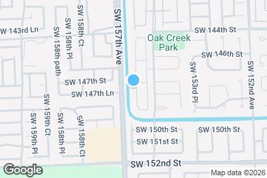 Map image of the property - 14730 SW 156th Ave
