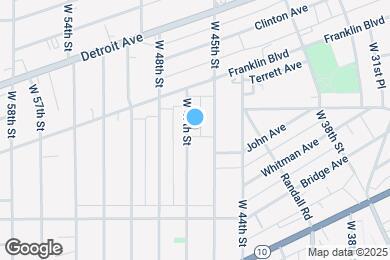 Map image of the property - 1815 W 47th St