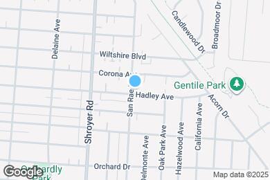 Map image of the property - 601 Hadley Ave