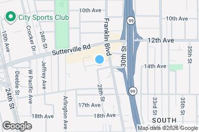 Map image of the property - 2830 14th Ave