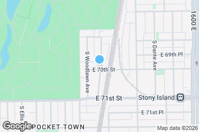 Map image of the property - 1244 E 70th St