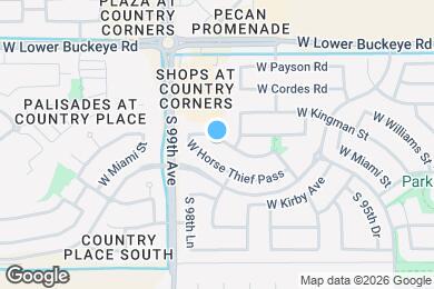 Map image of the property - 9815 W Crown King Rd