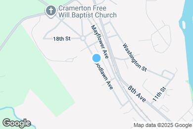 Map image of the property - 387 Woodlawn Ave