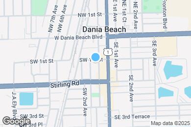 Map image of the property - 101 Dania Beach