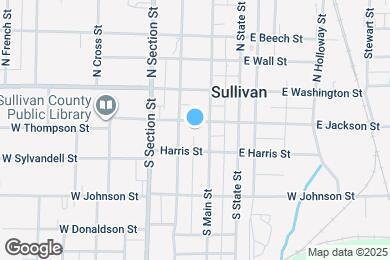 Map image of the property - 19 W Jackson St