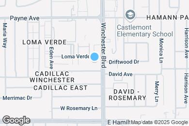 Map image of the property - 3128 Loma Verde Dr