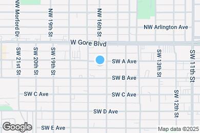 Map image of the property - 1606 SW A Ave