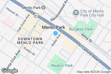 Map image of the property - 660 Roble Ave