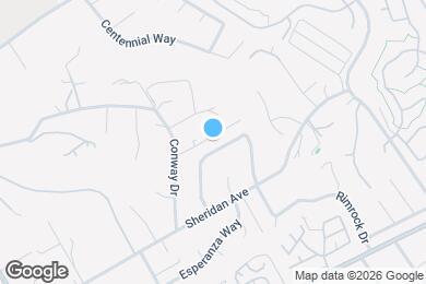 Map image of the property - 1585 Tibidabo Dr