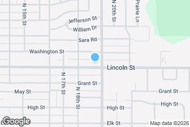 Map image of the property - 1822 Lincoln St