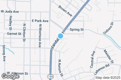Map image of the property - 538 Vandalia St