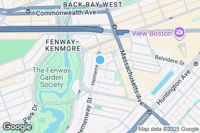 Map image of the property - 38 Hemenway St