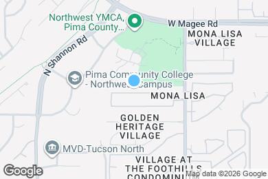 Map image of the property - 2530 W Cezanne Cir