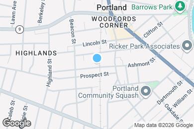 Map image of the property - 117 Ashmont St