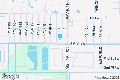 Map image of the property - 13 43rd Ct