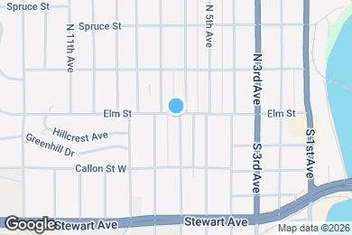 Map image of the property - 102 S 6th Ave