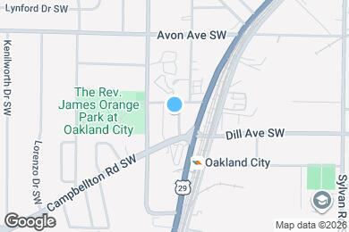 Map image of the property - 1315 Dorsey St SW