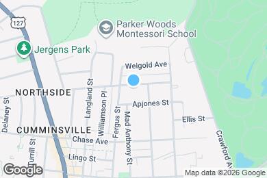 Map image of the property - 1423 Pullan Ave