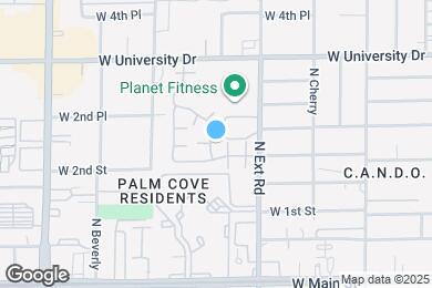 Map image of the property - 921 W University Dr