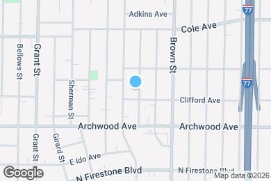 Map image of the property - 1230 Lily St