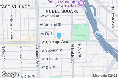 Map image of the property - 1448 W Chicago Ave