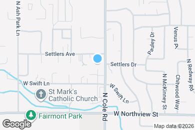 Map image of the property - 2709 N Cole Rd